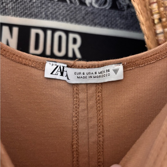 Zara Tan Midi Dress - Picture 2 of 2